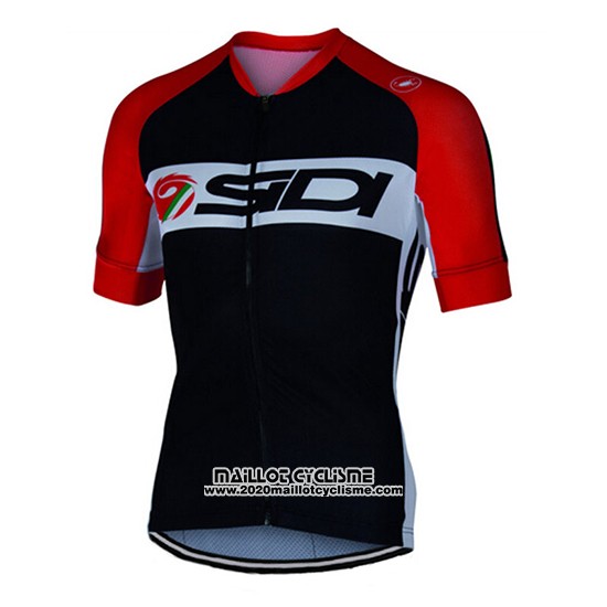 2017 Maillot Ciclismo Castelli SIDI Noir Manches Courtes et Cuissard